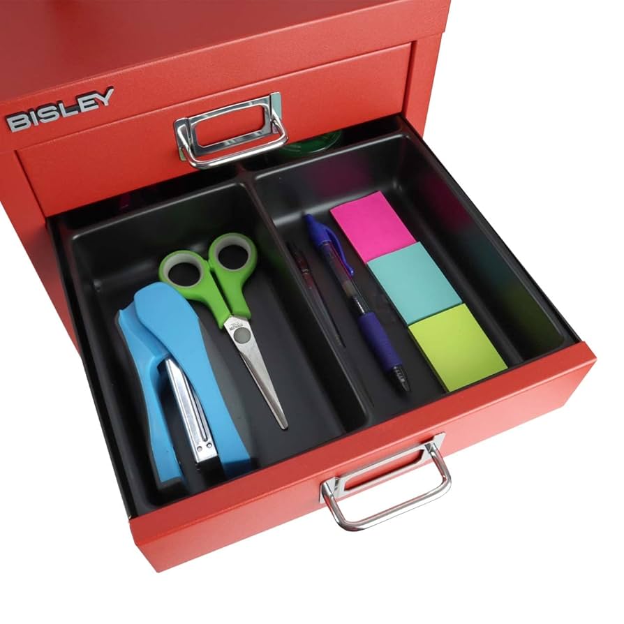 Amazon | Bisley 5段引き出しスチールデスクトップマルチ